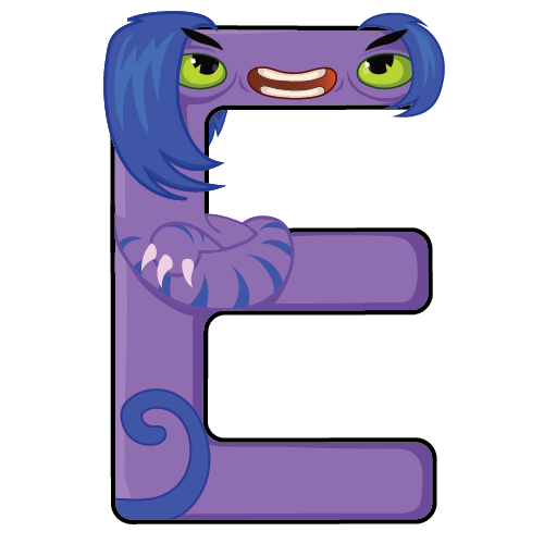 Monsterbokstaven E