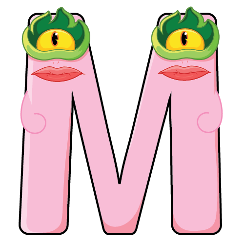 Monsterbokstaven M