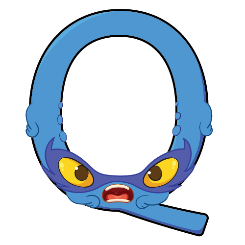 Monsterbokstaven Q