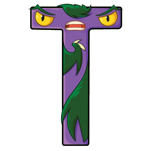 Monsterbokstaven T