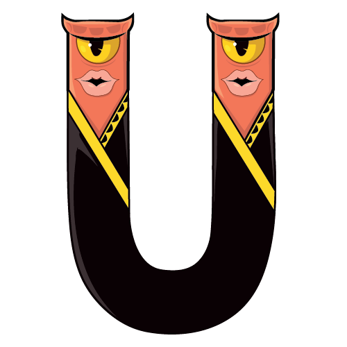 Monsterbokstaven U