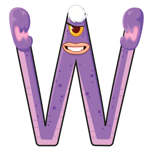 Monsterbokstaven W