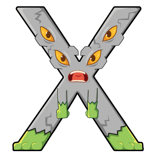 Monsterbokstaven X
